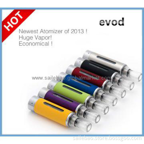 2013 colorful newest evod atomizer with rebuildable bottom coil